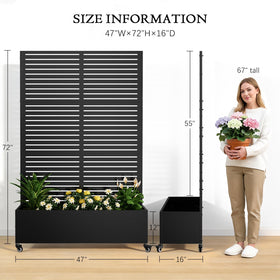 Baotree planter with drainage holes to prevent waterlogging.