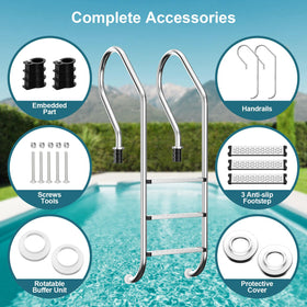 Baotree easy-assembly ladder with clear instructions for quick setup.