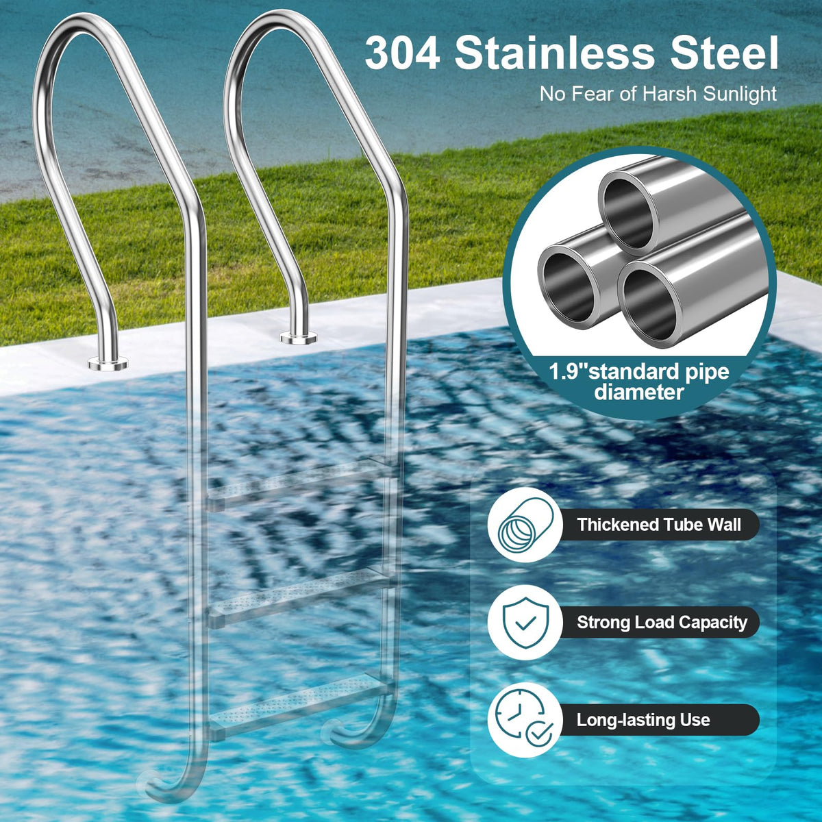 Baotree stainless steel 304 design enhances durability and longevity.