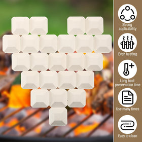 Baquler 100-pack ceramic briquettes provide long-term replacement value.