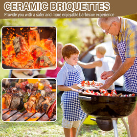 Baquler durable reusable briquettes outlast traditional options for ongoing grill efficiency.