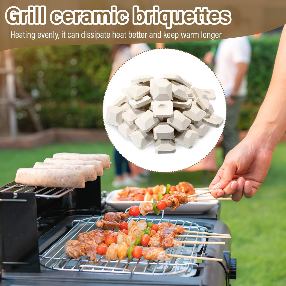 Baquler even heat distribution improves grilling results with fewer hot spots.