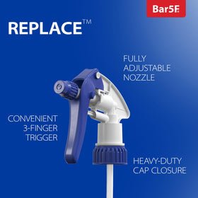 Bar5F fits 32-ounce bottles out of the box for convenience