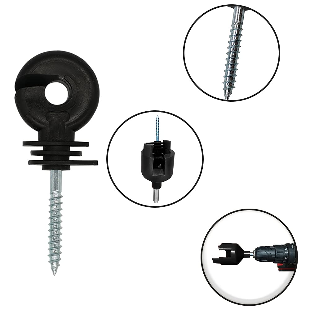 Barafat wood post insulator close-up highlights quality threads and materials