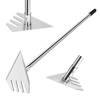 BARAYSTUS garden hoe with long handle for comfortable gardening and reduced bending