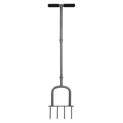 BARAYSTUS manual lawn aerator with 44 spikes loosens soil for better root access.