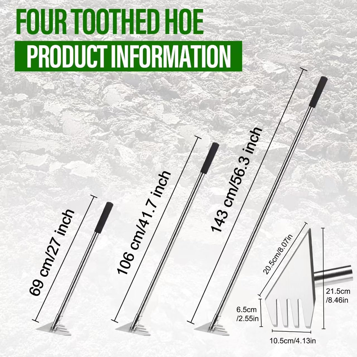 BARAYSTUS three-speed adjustable length for different heights and tasks