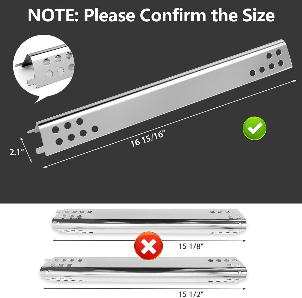 Barbqtime burner kit for 4-burner Char-Broil models provides complete replacement set.