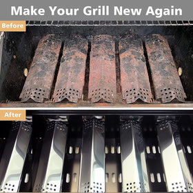 Barbqtime burner protection part for Nexgrill reduces flare-ups and extends grill life.