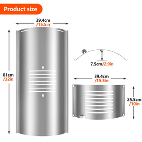 Barbqtime sliding cover improves flame management for Pit Boss PB1100PS1.