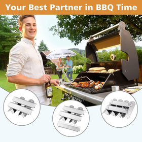 Barbqtime grease catch system for Nexgrill simplifies post-grill cleanup.