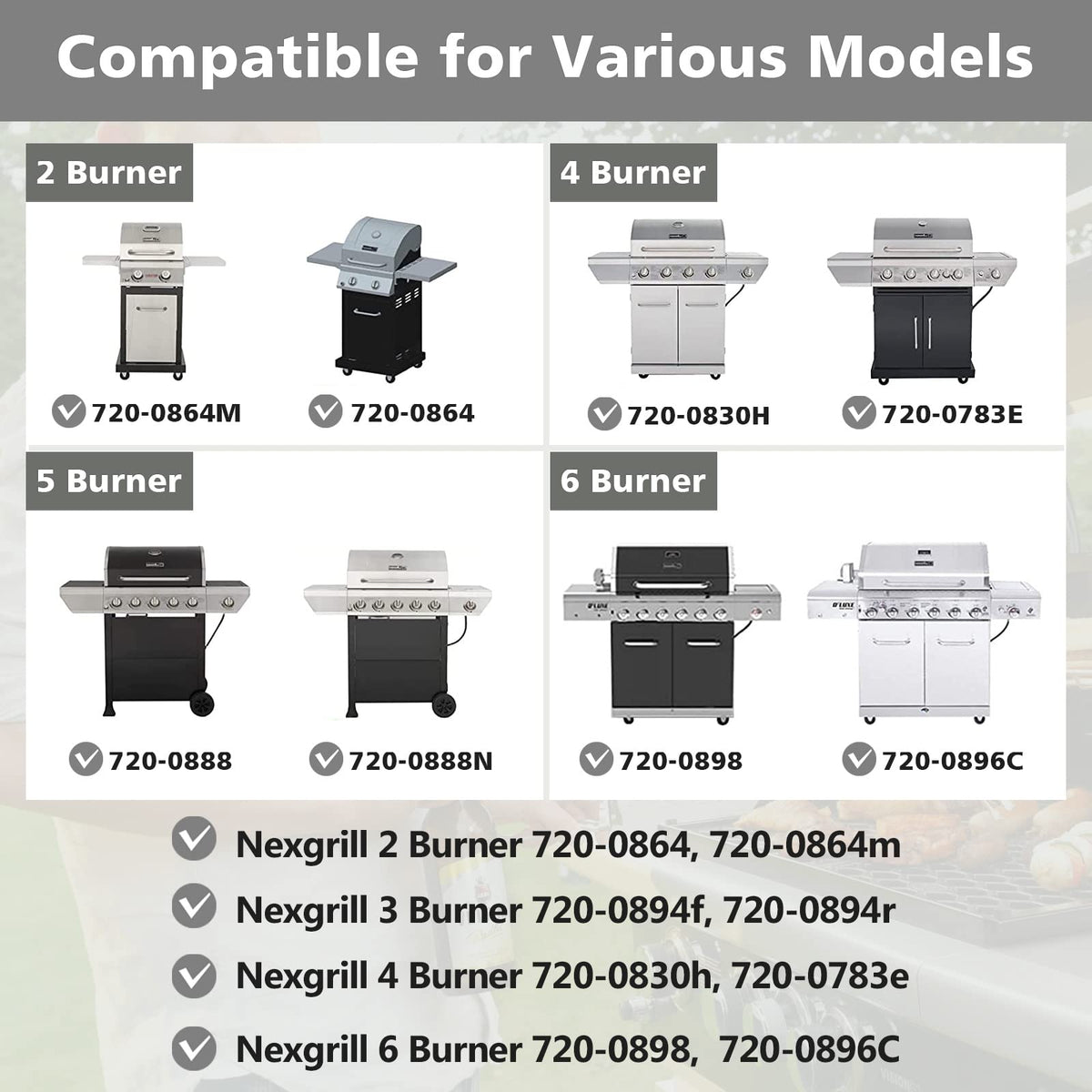 Barbqtime heat plate for Nexgrill: heat-resistant surface for longevity.