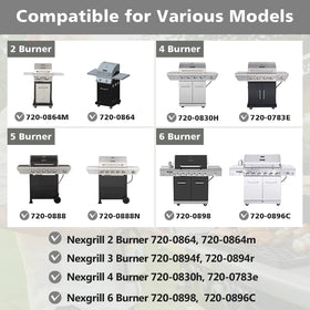 Barbqtime heat plate for Nexgrill: heat-resistant surface for longevity.