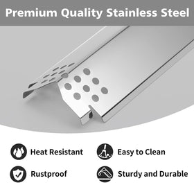 Barbqtime stainless steel burners: durable heat distribution and longevity.