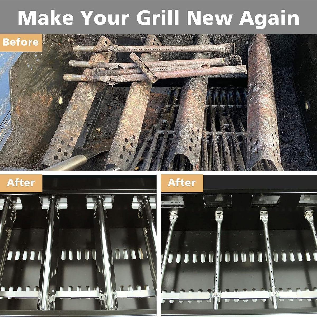 Barbqtime stainless steel parts resist heat and stay durable.