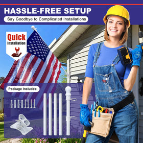 Barcetine easy installation with screws and anchors included
