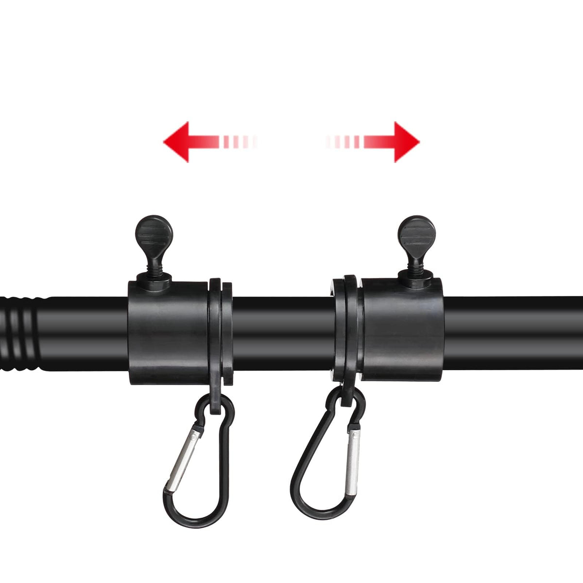 Barcetine safety buckle flagpole mount keeps the ring secure during winds.