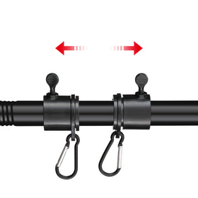 Barcetine safety buckle flagpole mount keeps the ring secure during winds.