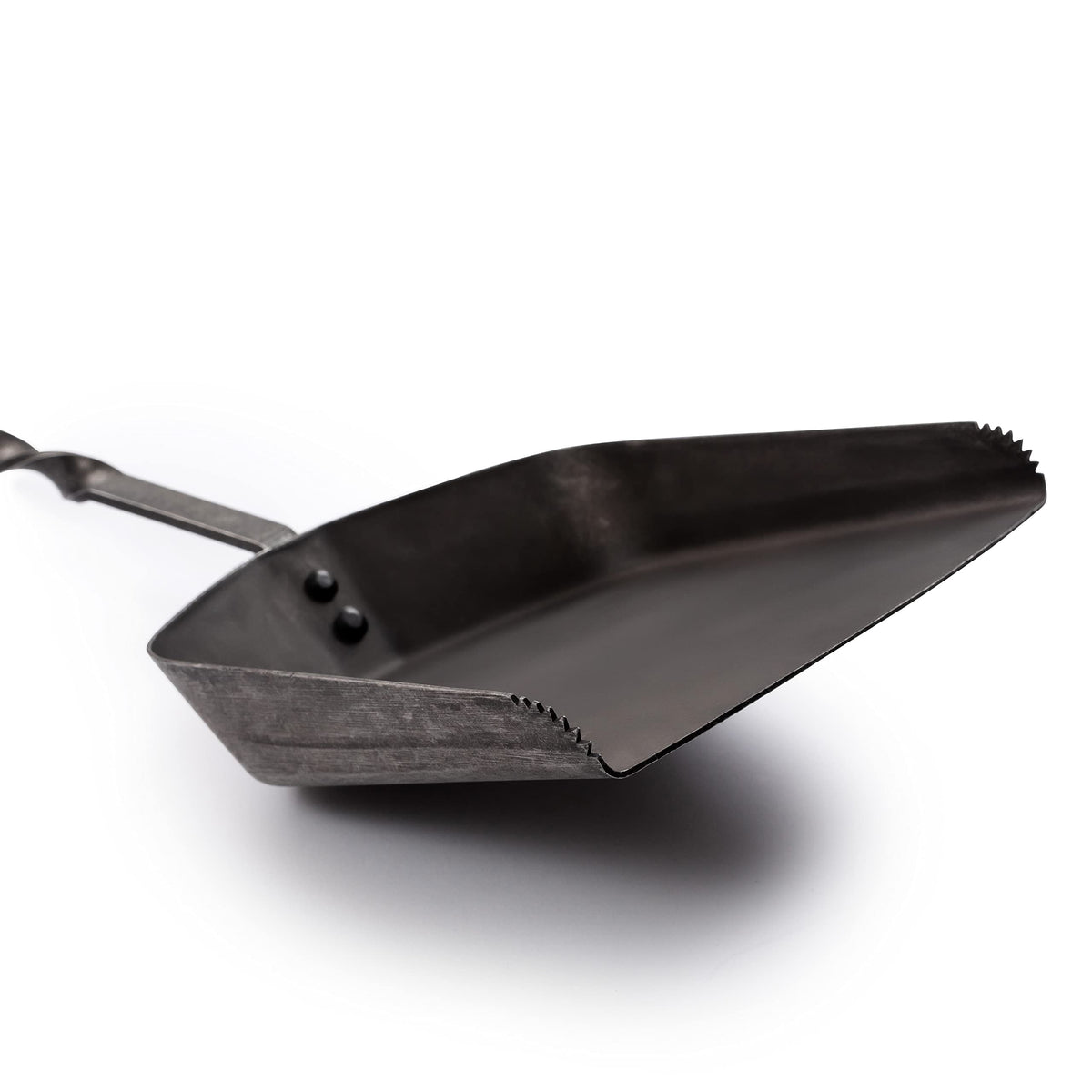 Barebones Cowboy Grill Coal Shovel ergonomic grip and hanging design fit your setup