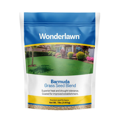 Barenbrug Wonderlawn Bermuda seed bag for pure, high-quality lawn seed.