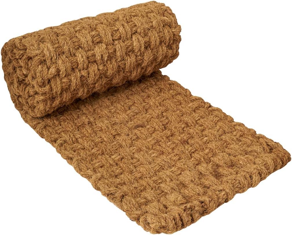 Barien coir garden pathway roll with natural texture for outdoor walkways