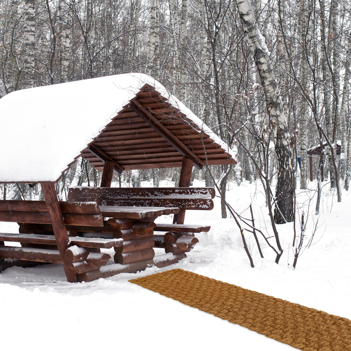 Barien stair-path coir mat suits steps with rustic charm