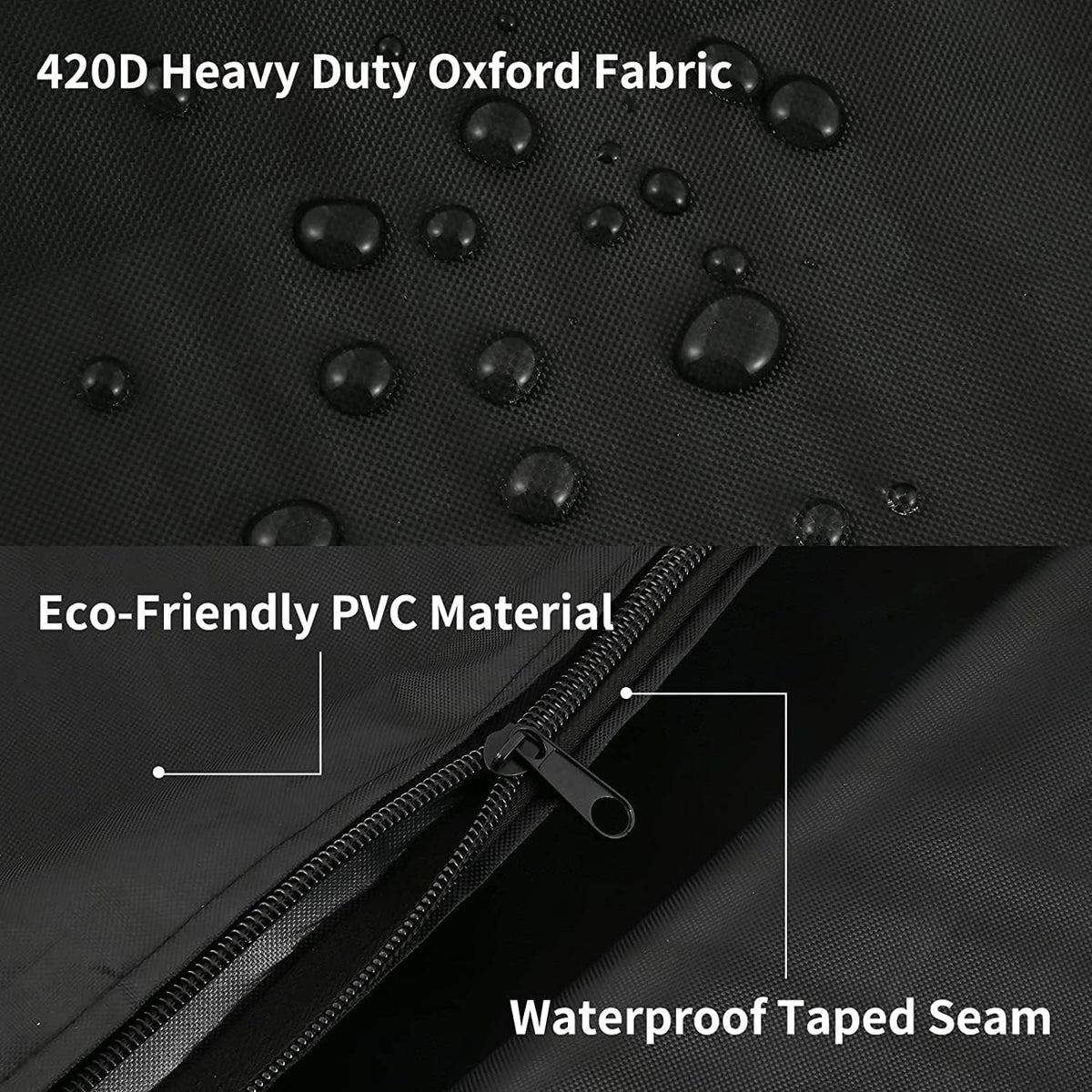Barlic outdoor tote cover suits year-round use for IBC storage.