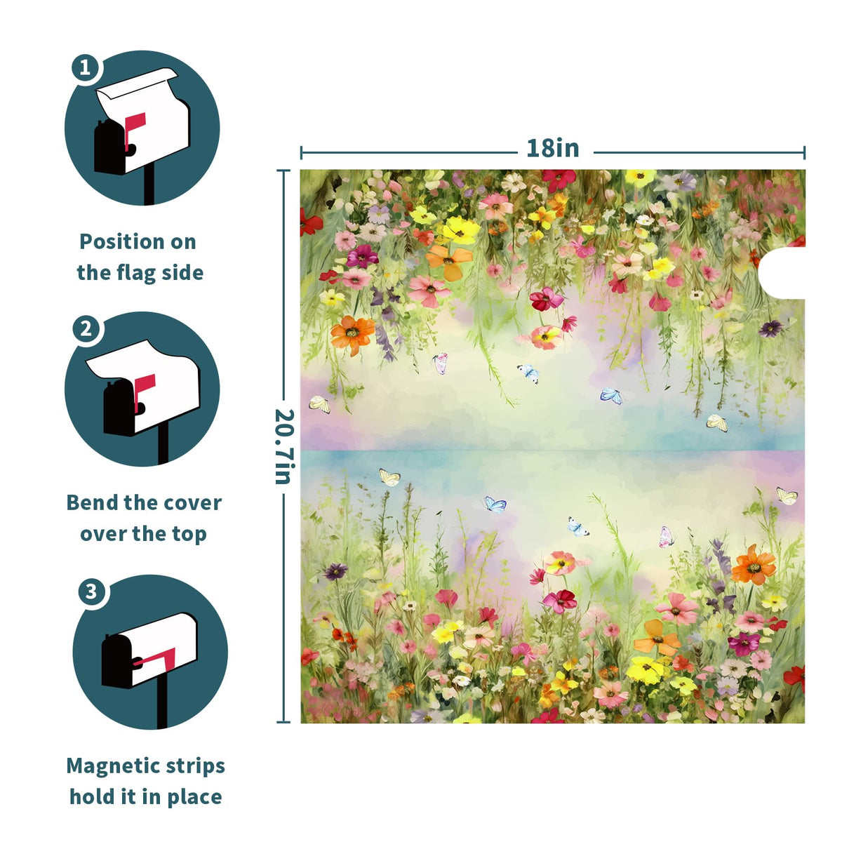 Barneova floral pattern adds seasonal charm to outdoor spaces.