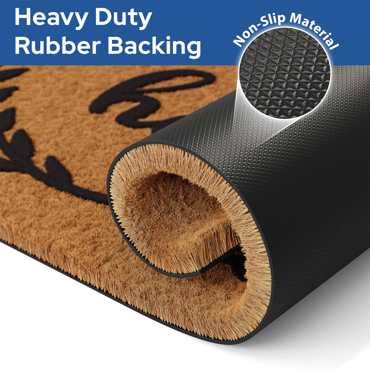 Barnyard Designs coir fiber close-up showing durable texture