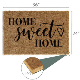 Barnyard Designs large 36x24 doormat fits wide entryways