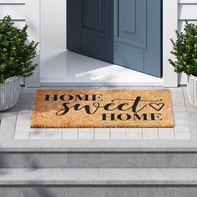 Barnyard Designs non-slip back doormat keeps outdoor entrances secure