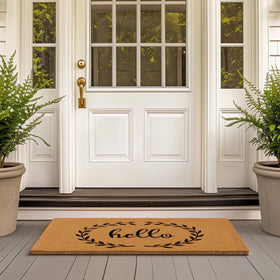 Barnyard Designs non-slip backing keeps mat in place for safety