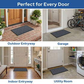 Barnyard Designs heavy-duty rubber mat resists fading and wear.