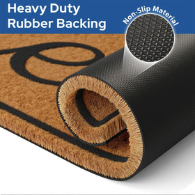 Barnyard Designs 36x24 inch mat demonstrating ideal entryway size