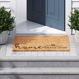 Barnyard Designs outdoor welcome mat, large 36x24, protects floors while staying securely in place