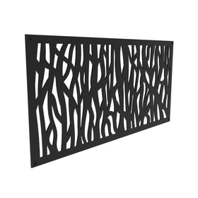 Border detail of Barrette Sprig panel with a 1.5 inch frame.