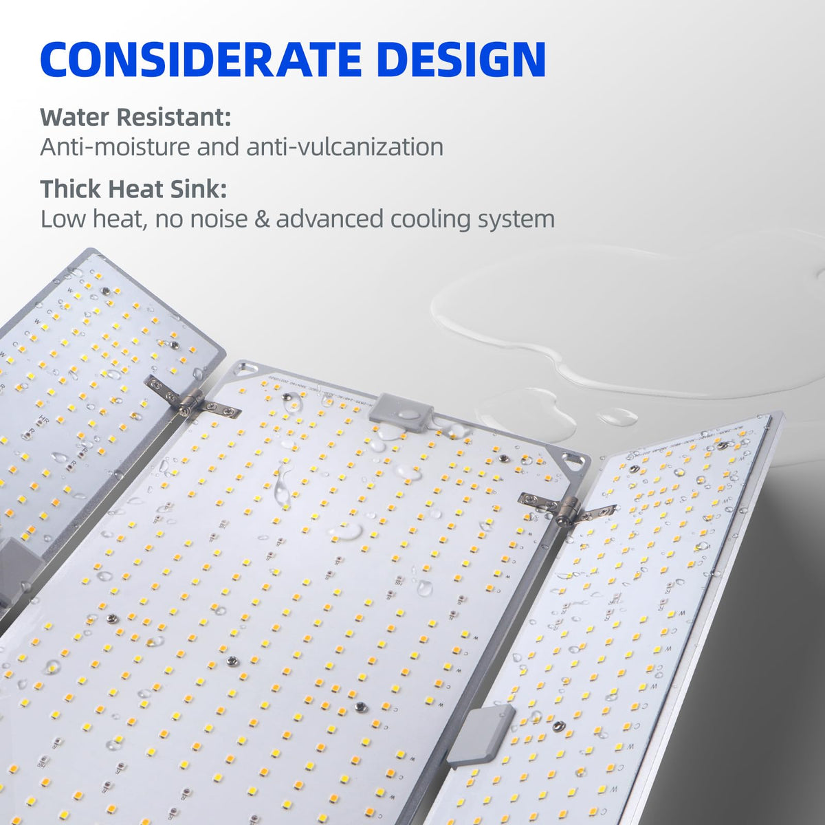 Barrina BU2000 two-panel daisy-chain setup for larger growing areas