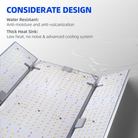 Barrina BU2000 two-panel daisy-chain setup for larger growing areas