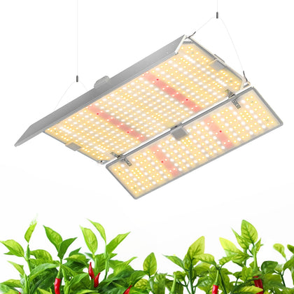 Barrina BU2000 panel front view with full-spectrum LEDs for indoor plant growth