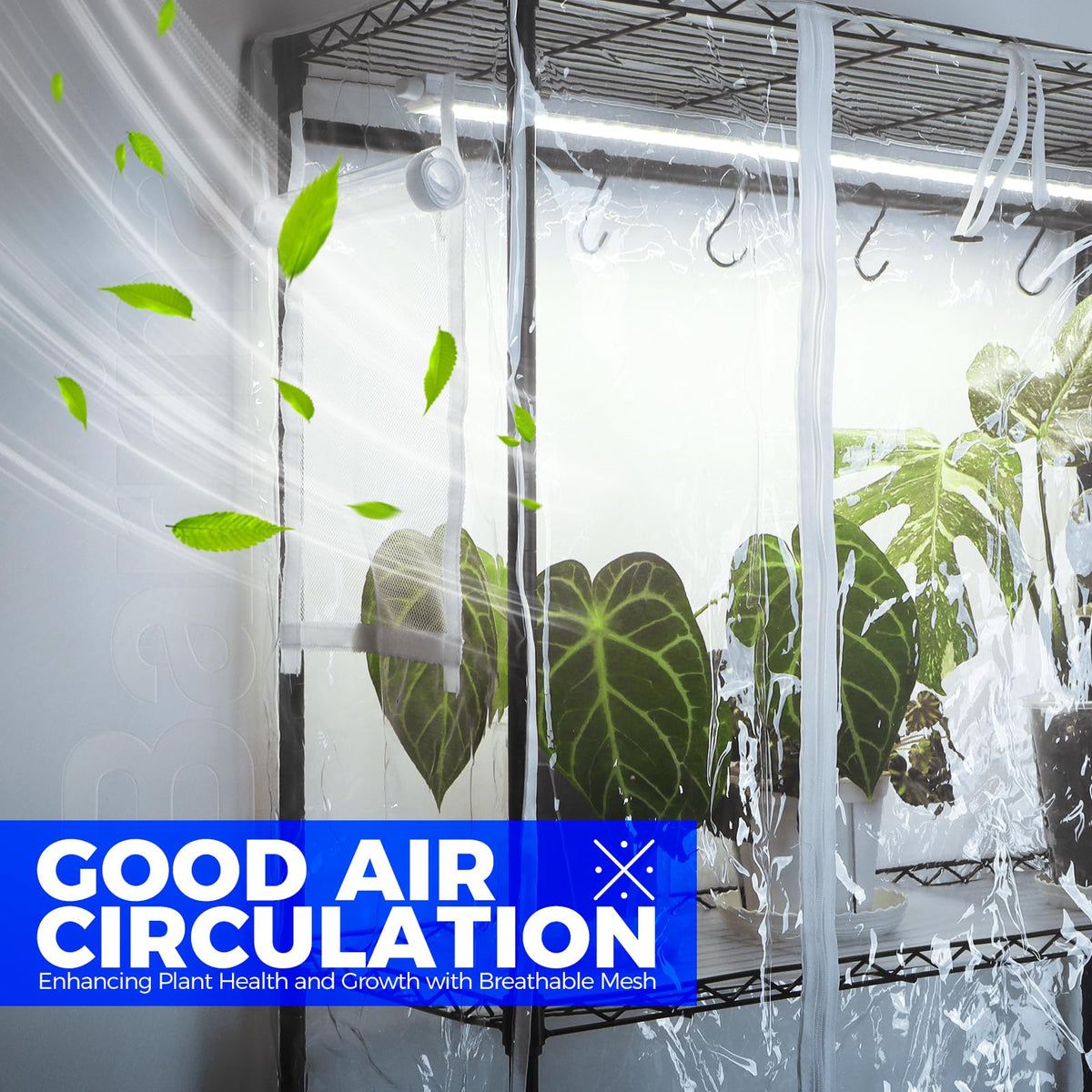 Barrina CX3Z full-spectrum 108W grow light mimics sunlight for plants.