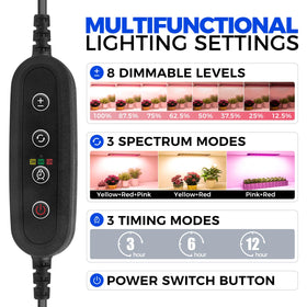 Barrina CX83 full-spectrum light supports plant growth stages indoors