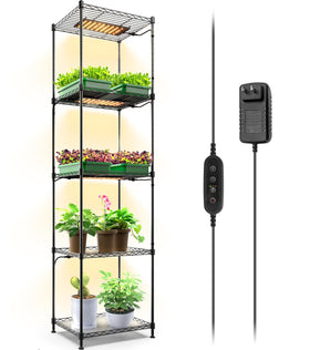 Barrina CX83 shelf assembly with five tiers for indoor plant display