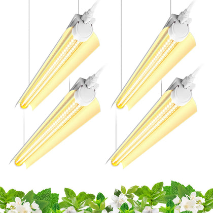 Barrina 96W full-spectrum grow light setup boosts indoor plant health