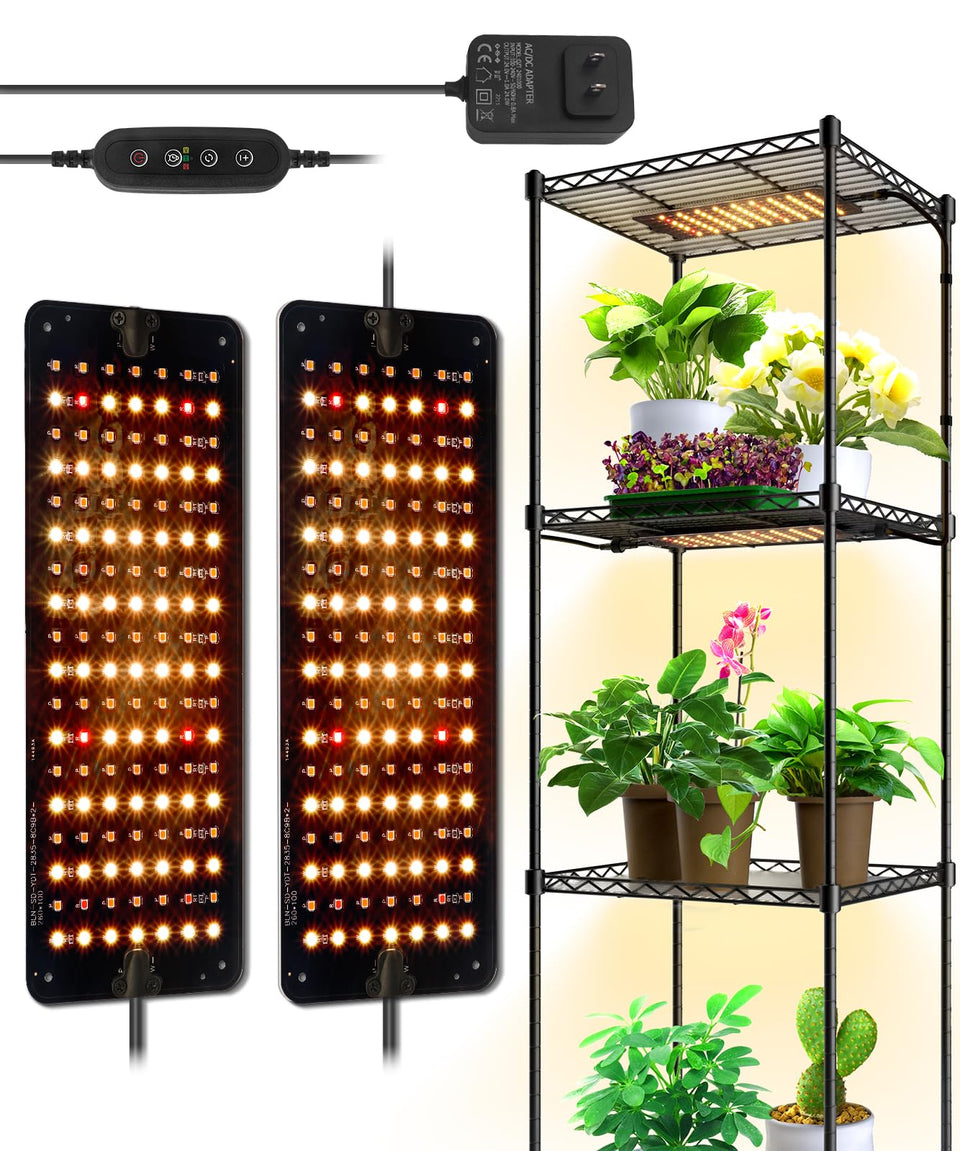 Barrina grow light panel 1ft for indoor plants with efficient spectrum lighting.