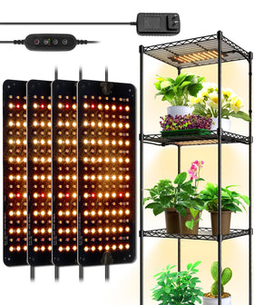 Barrina grow light panel 4-pack front view showing compact coverage