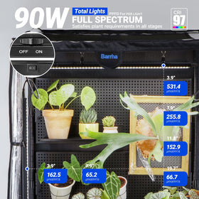 Barrina LH750 full-spectrum grow light 5000K supporting healthy foliage growth