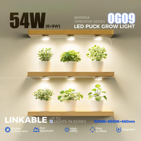 Barrina Orbgrow OG09 dimming controls enable customizable brightness for plant stages