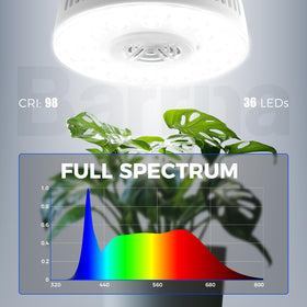 Barrina Orbgrow OG09 PPFD 1080 at 10 cm demonstrates light penetration