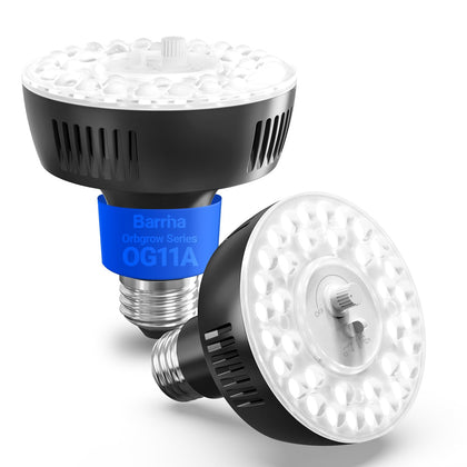 Barrina Orbgrow OG11A dimming timer on bulb enables precise brightness control.