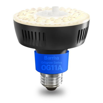 Barrina Orbgrow OG11A front view grow light bulb for compact indoor gardens